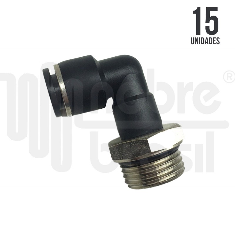 Kit 15UN - Conexo Unio Em L  1/2