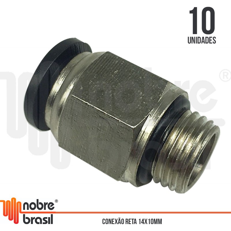 KIT 10-CONEXO RETA 1/4X10MM - Foto 3